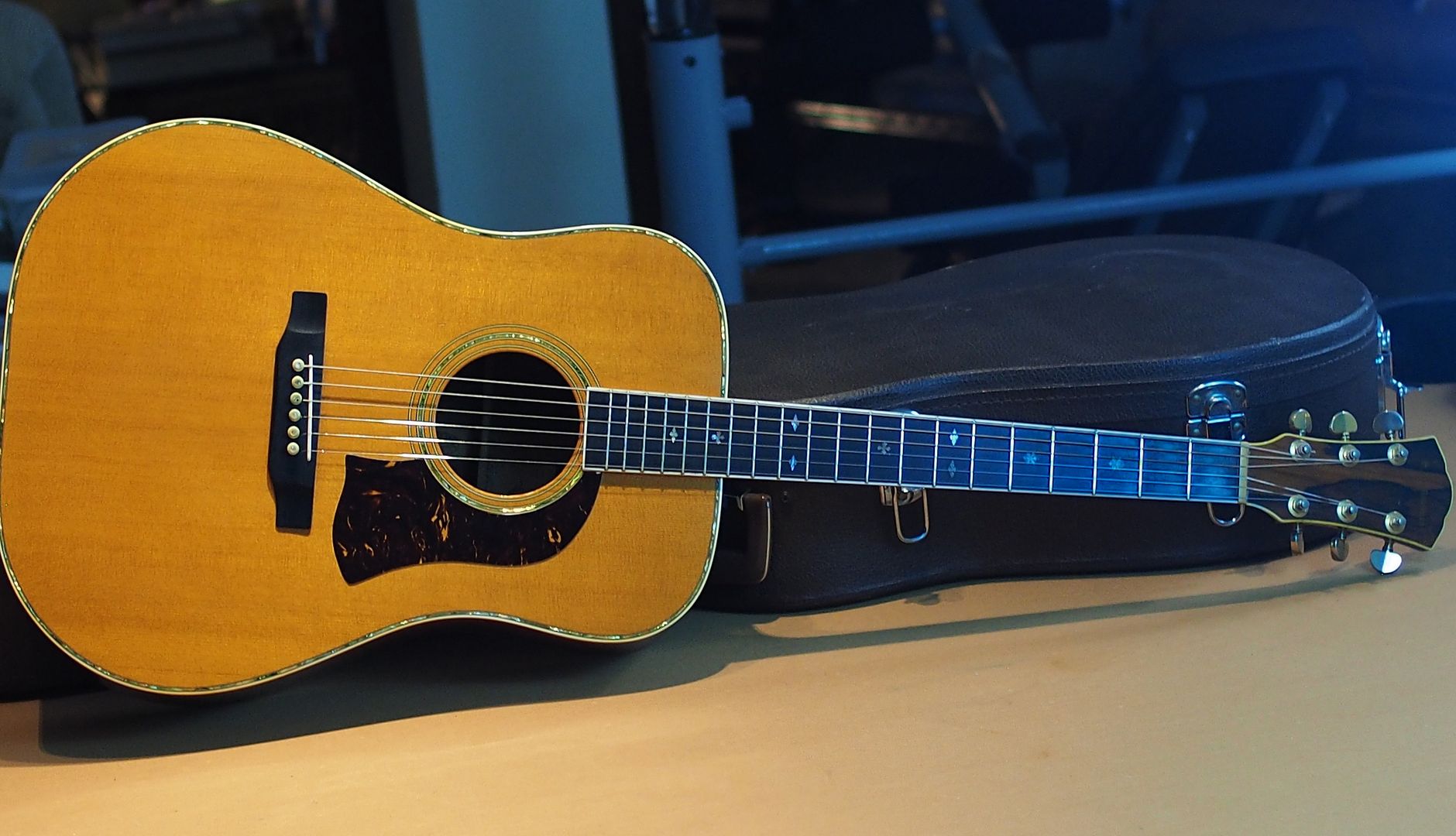 1976 Vintage SL Mossman Acoustic Dreadnought Guitar "Flint Hills Custom